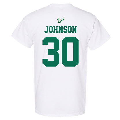 USF - NCAA Football : Jeremiah Johnson - Homecoming Shersey T-Shirt-1