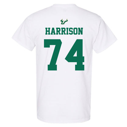 USF - NCAA Football : Jordan Harrison - Homecoming Shersey T-Shirt-1