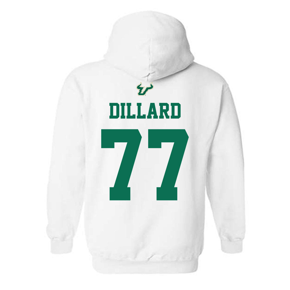 USF - NCAA Football : Major Dillard - Homecoming Shersey Hooded Sweatshirt-1