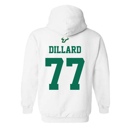 USF - NCAA Football : Major Dillard - Homecoming Shersey Hooded Sweatshirt-1