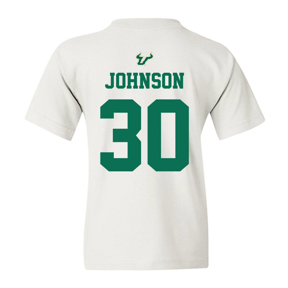 USF - NCAA Football : Jeremiah Johnson - Homecoming Shersey Youth T-Shirt-1