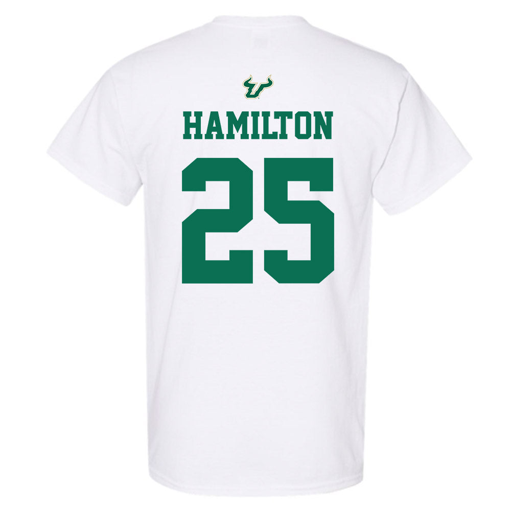 USF - NCAA Football : Zavier Hamilton - Homecoming Shersey T-Shirt-1