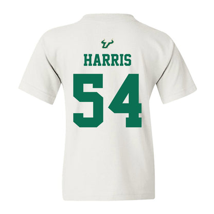 USF - NCAA Football : Caleb Harris - Homecoming Shersey Youth T-Shirt-1