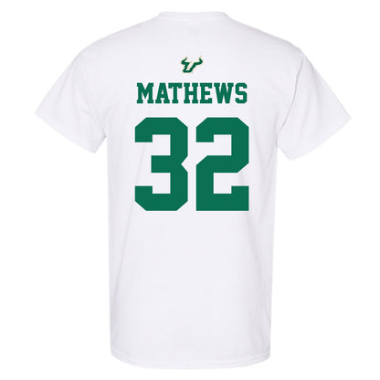 USF - NCAA Football : Connor Mathews - Homecoming Shersey T-Shirt-1