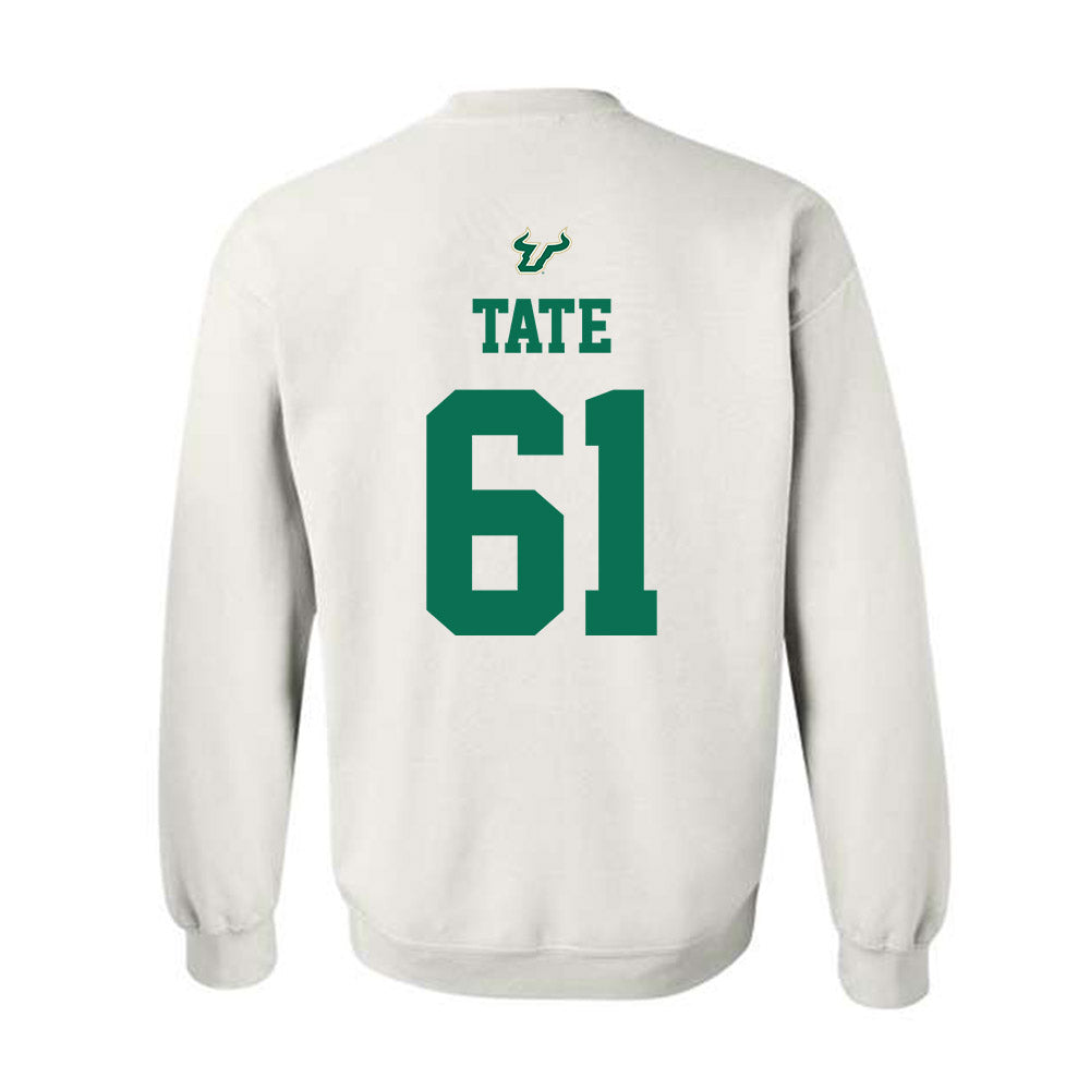 USF - NCAA Football : Julius Tate - Homecoming Shersey Crewneck Sweatshirt-1