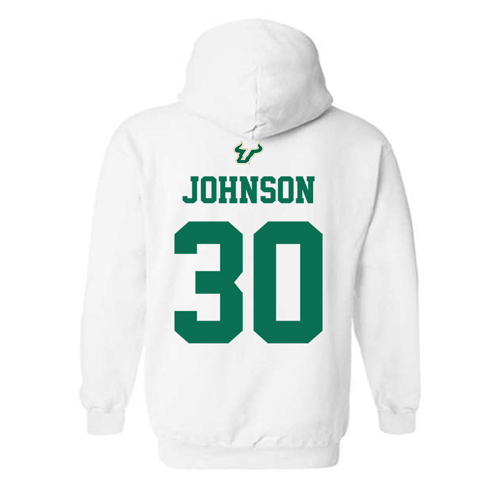 USF - NCAA Football : Jeremiah Johnson - Homecoming Shersey Hooded Sweatshirt-1