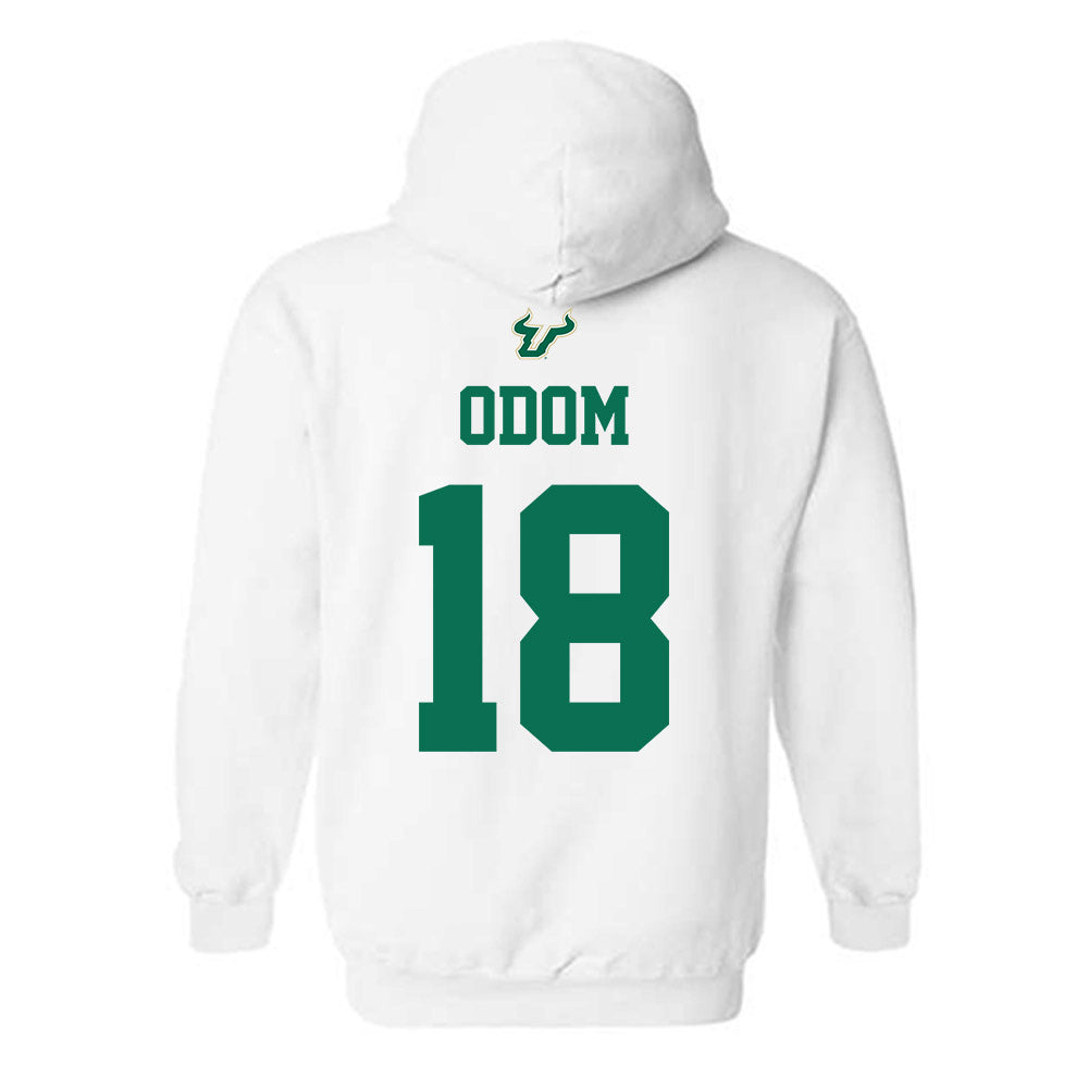USF - NCAA Football : Kenneth Odom - Homecoming Shersey Hooded Sweatshirt-1