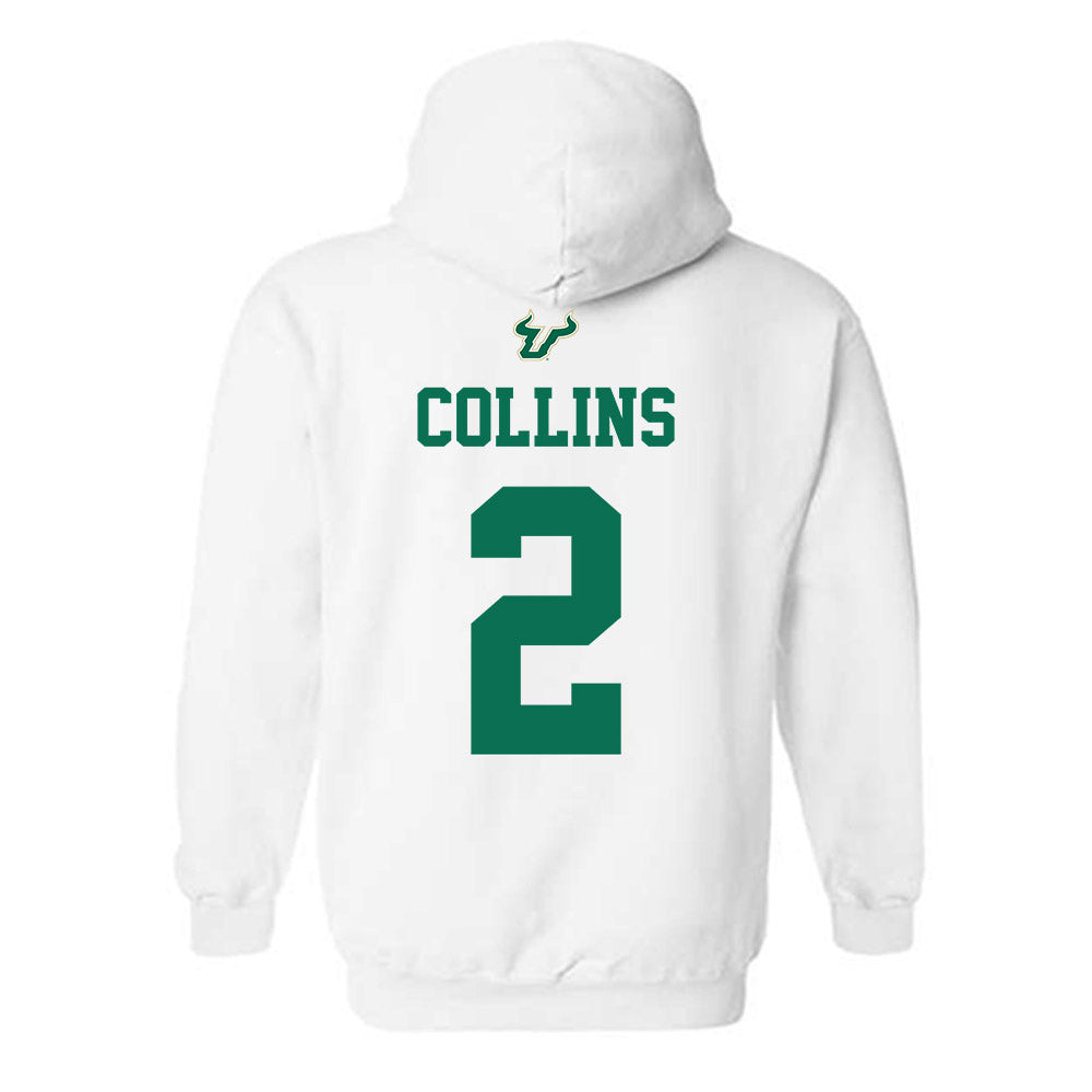 USF - NCAA Football : Jason Collins - Homecoming Shersey Hooded Sweatshirt-1