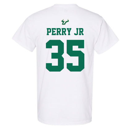 USF - NCAA Football : Herlin Perry Jr - Homecoming Shersey T-Shirt-1