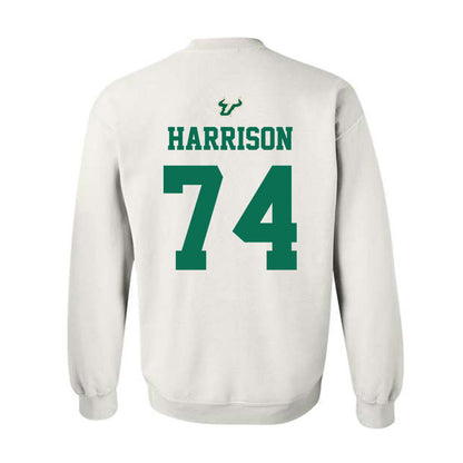 USF - NCAA Football : Jordan Harrison - Homecoming Shersey Crewneck Sweatshirt-1