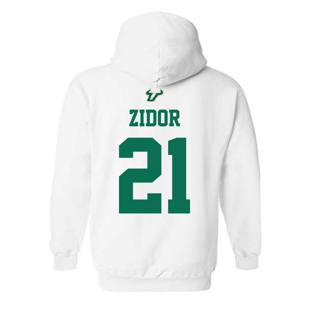 USF - NCAA Football : Victor Zidor - Homecoming Shersey Hooded Sweatshirt-1