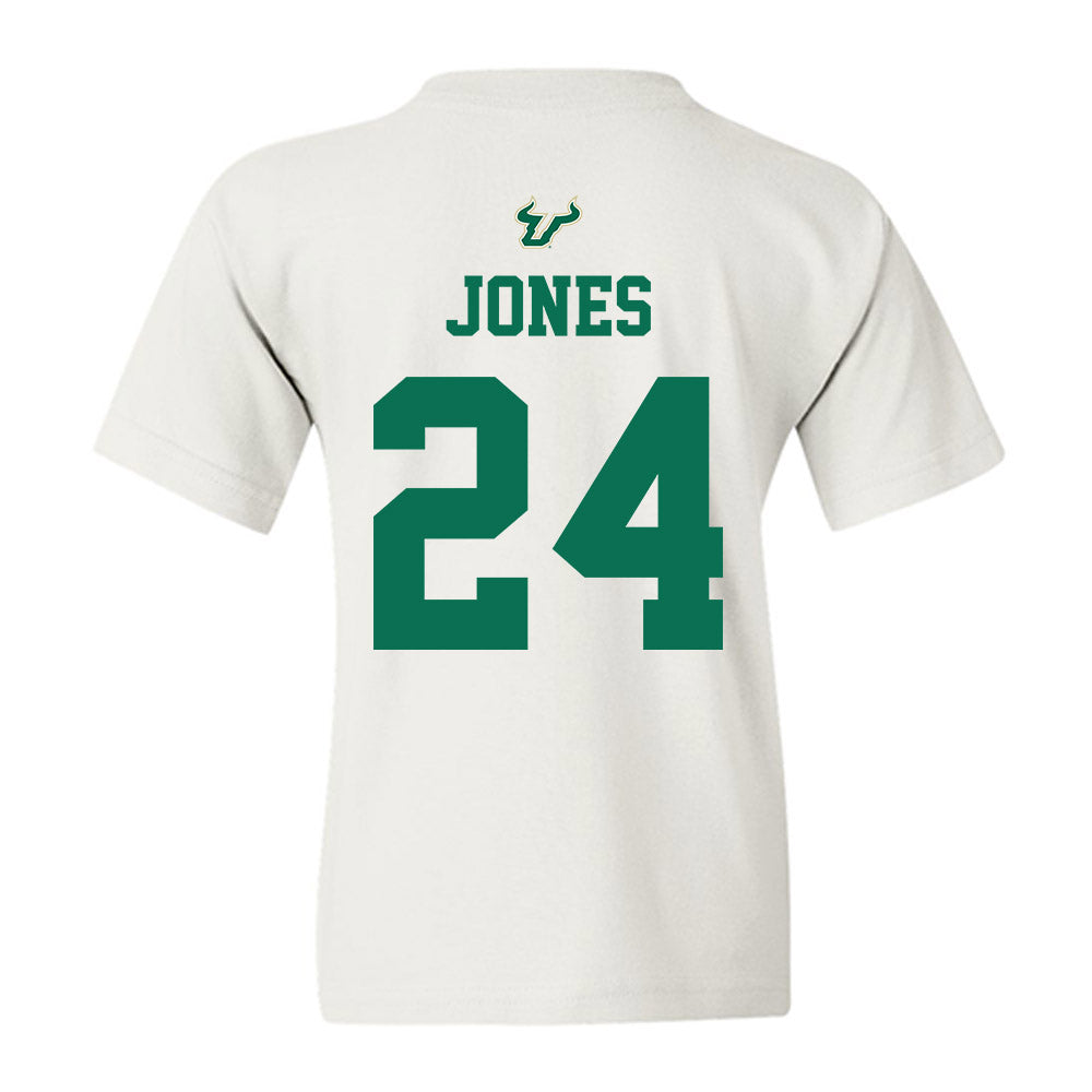 USF - NCAA Football : Amari Jones - Homecoming Shersey Youth T-Shirt-1