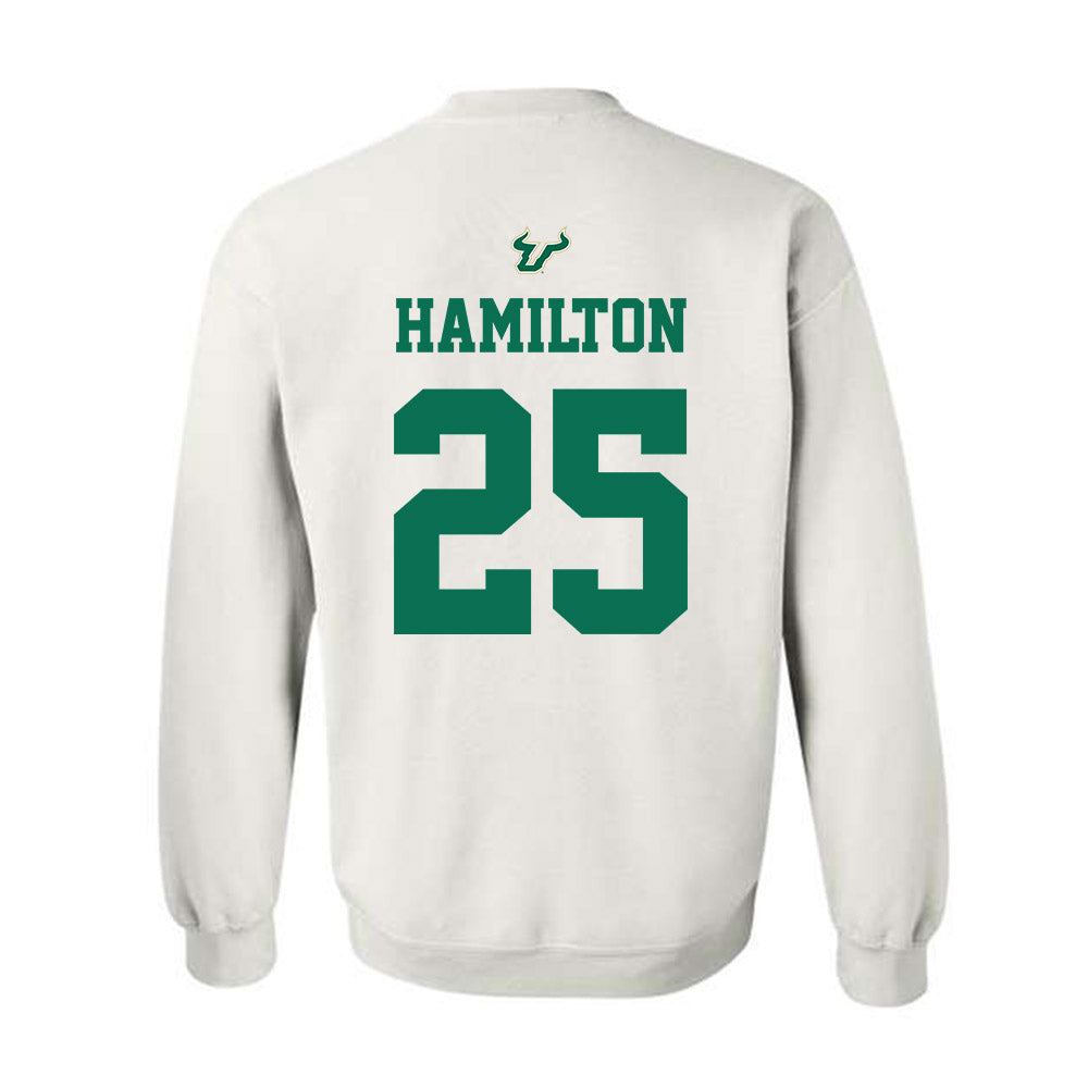 USF - NCAA Football : Zavier Hamilton - Homecoming Shersey Crewneck Sweatshirt-1