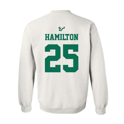 USF - NCAA Football : Zavier Hamilton - Homecoming Shersey Crewneck Sweatshirt-1