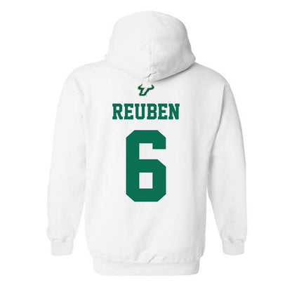 USF - NCAA Football : Mudia Reuben - Homecoming Shersey Hooded Sweatshirt-1