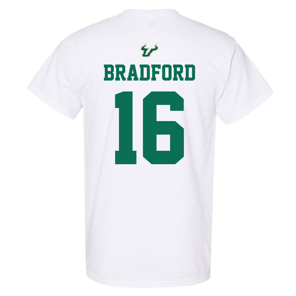 USF - NCAA Football : Jayden Bradford - Homecoming Shersey T-Shirt-1