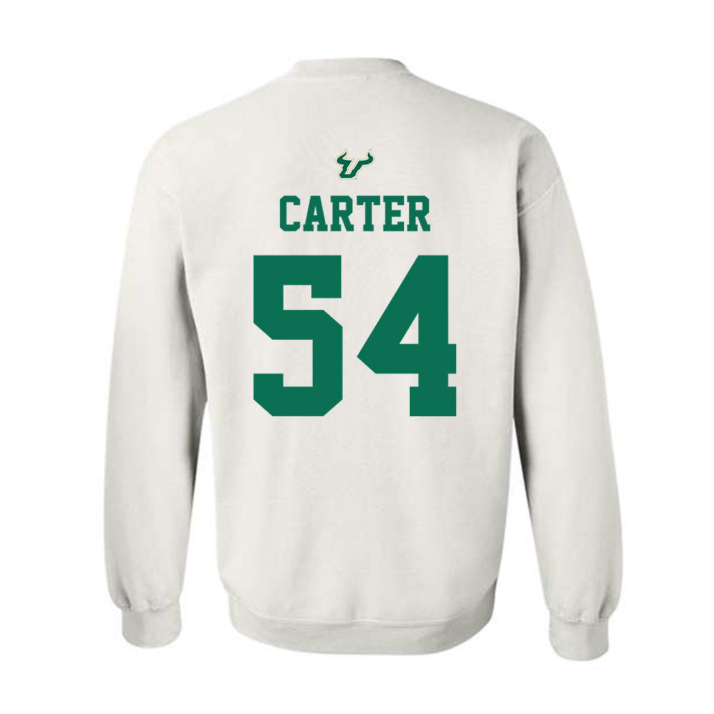USF - NCAA Football : Braden Carter - Homecoming Shersey Crewneck Sweatshirt-1