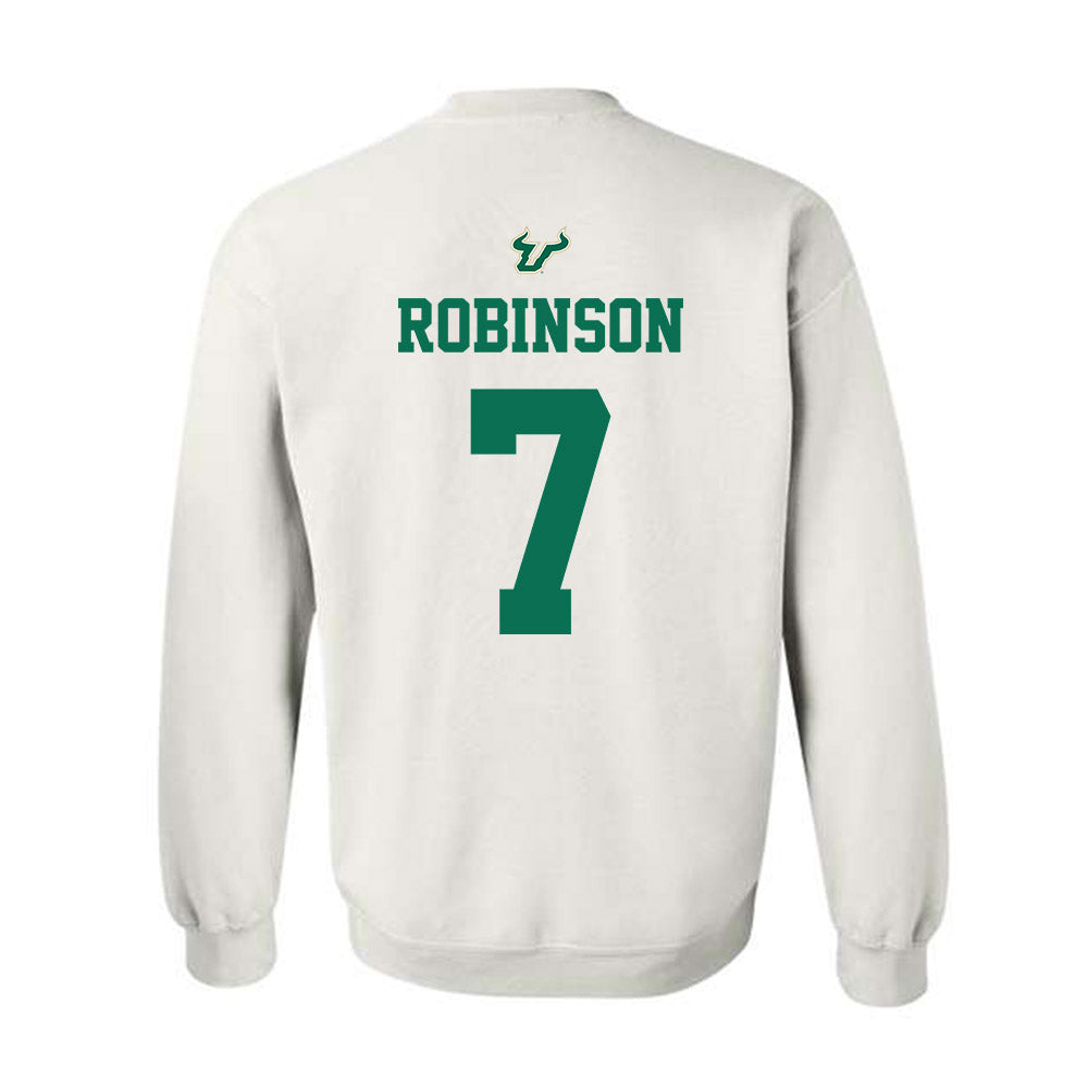USF - NCAA Football : Sam Robinson - Homecoming Shersey Crewneck Sweatshirt-1