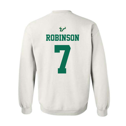 USF - NCAA Football : Sam Robinson - Homecoming Shersey Crewneck Sweatshirt-1