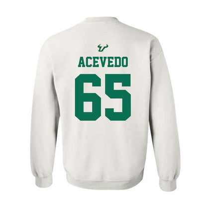 USF - NCAA Football : Jaylin Acevedo - Homecoming Shersey Crewneck Sweatshirt-1