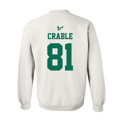 USF - NCAA Football : Tayte Crable - Homecoming Shersey Crewneck Sweatshirt-1