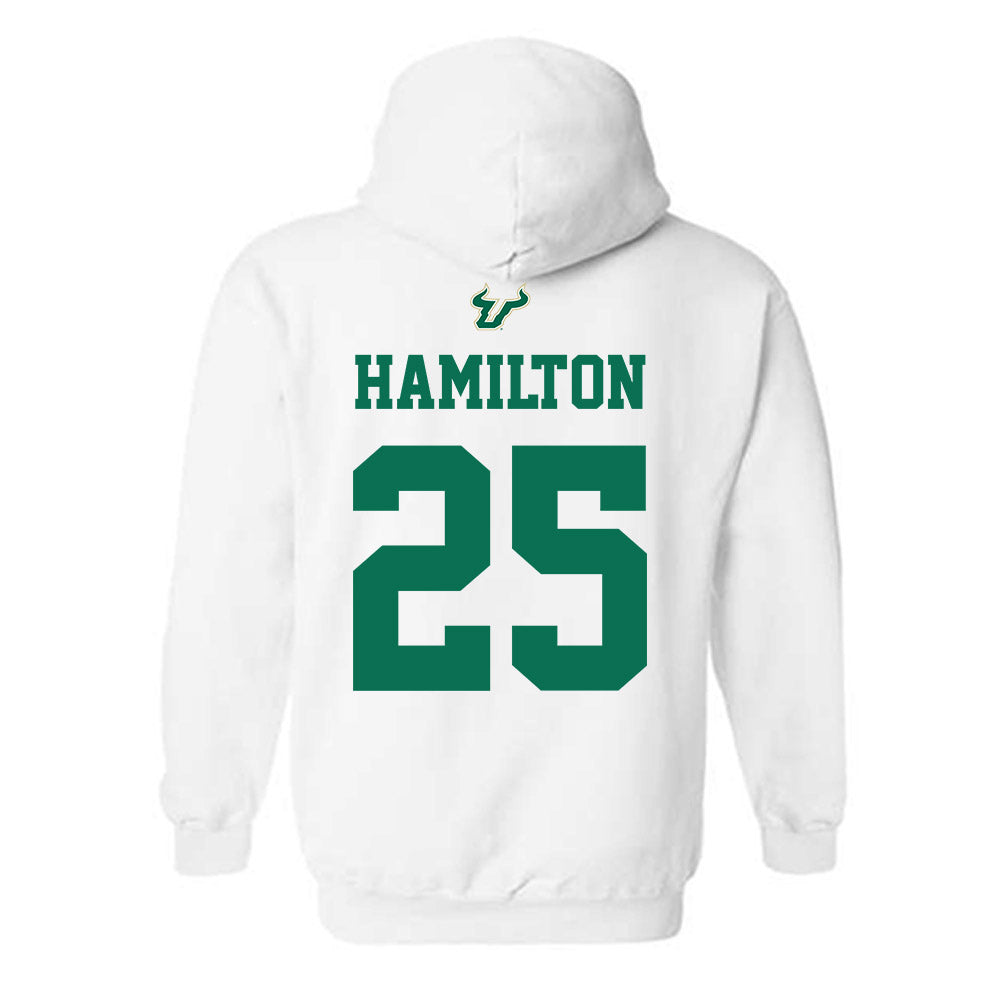 USF - NCAA Football : Zavier Hamilton - Homecoming Shersey Hooded Sweatshirt-1