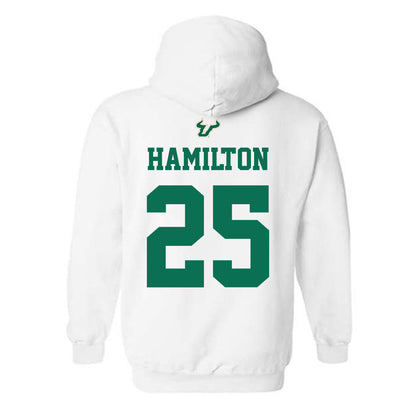 USF - NCAA Football : Zavier Hamilton - Homecoming Shersey Hooded Sweatshirt-1