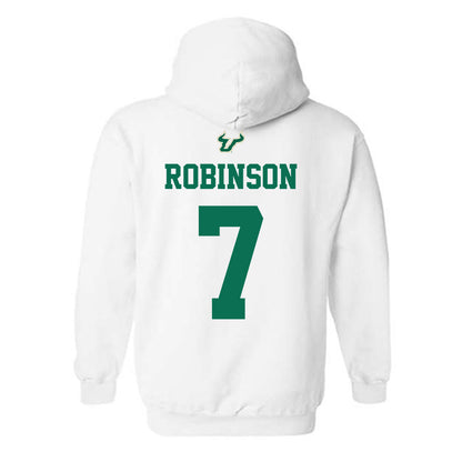 USF - NCAA Football : Sam Robinson - Homecoming Shersey Hooded Sweatshirt-1