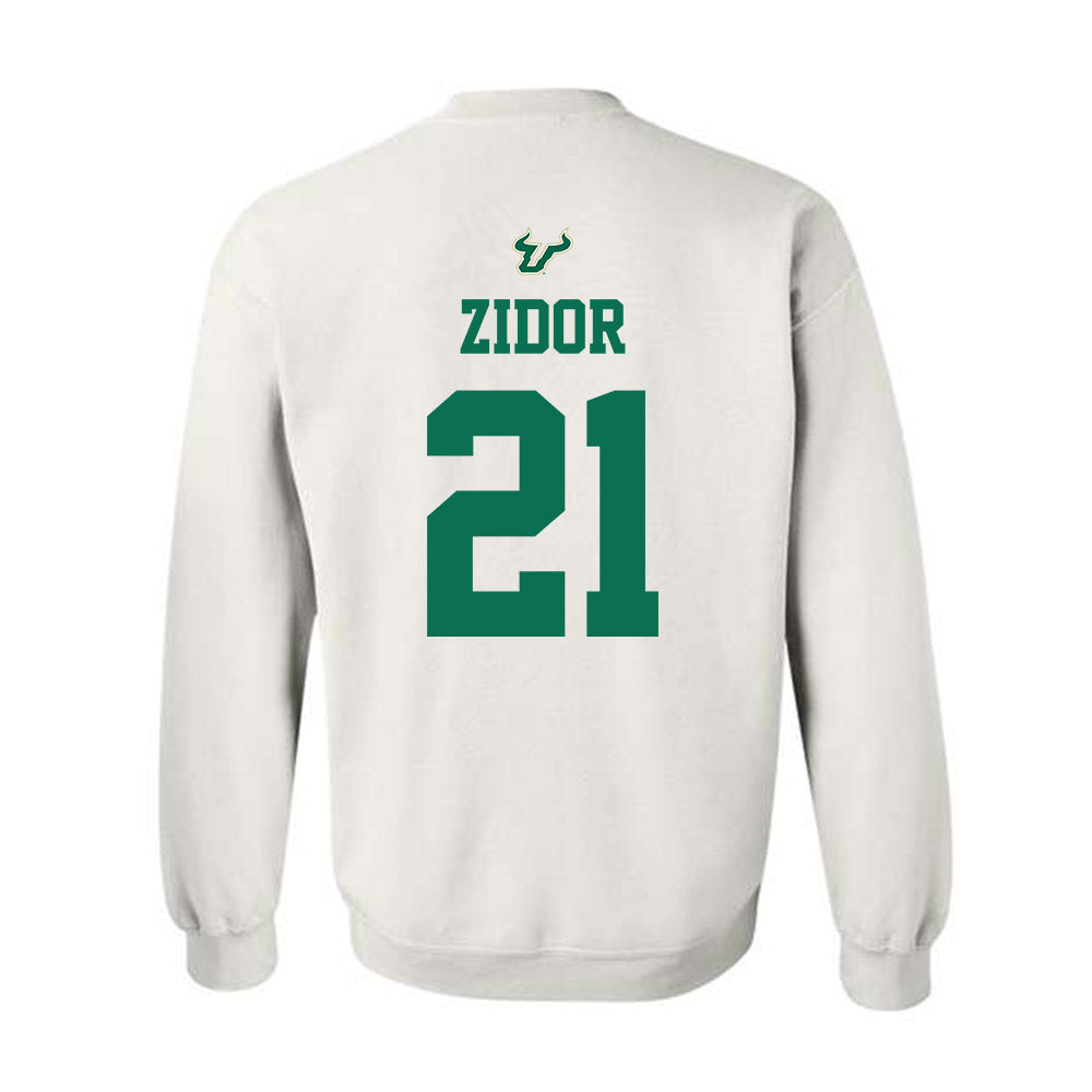 USF - NCAA Football : Victor Zidor - Homecoming Shersey Crewneck Sweatshirt-1