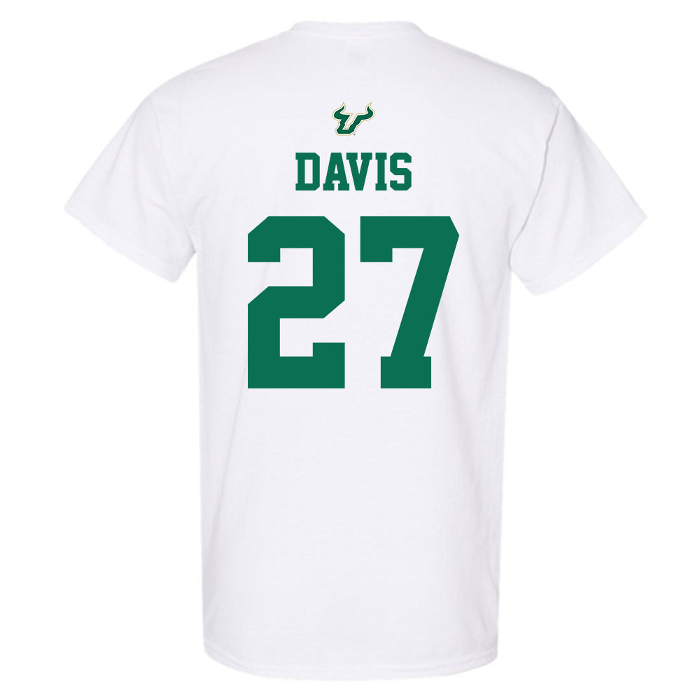USF - NCAA Football : Jayden Davis - Homecoming Shersey T-Shirt-1