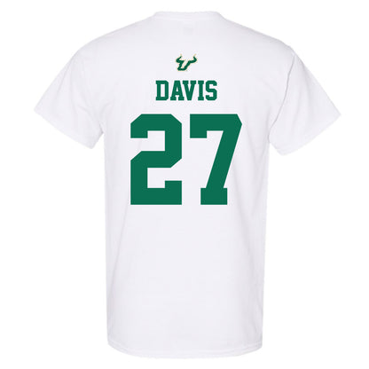USF - NCAA Football : Jayden Davis - Homecoming Shersey T-Shirt-1