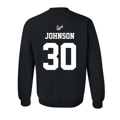 USF - NCAA Football : Jeremiah Johnson - Salute to Service Shersey Crewneck Sweatshirt-1