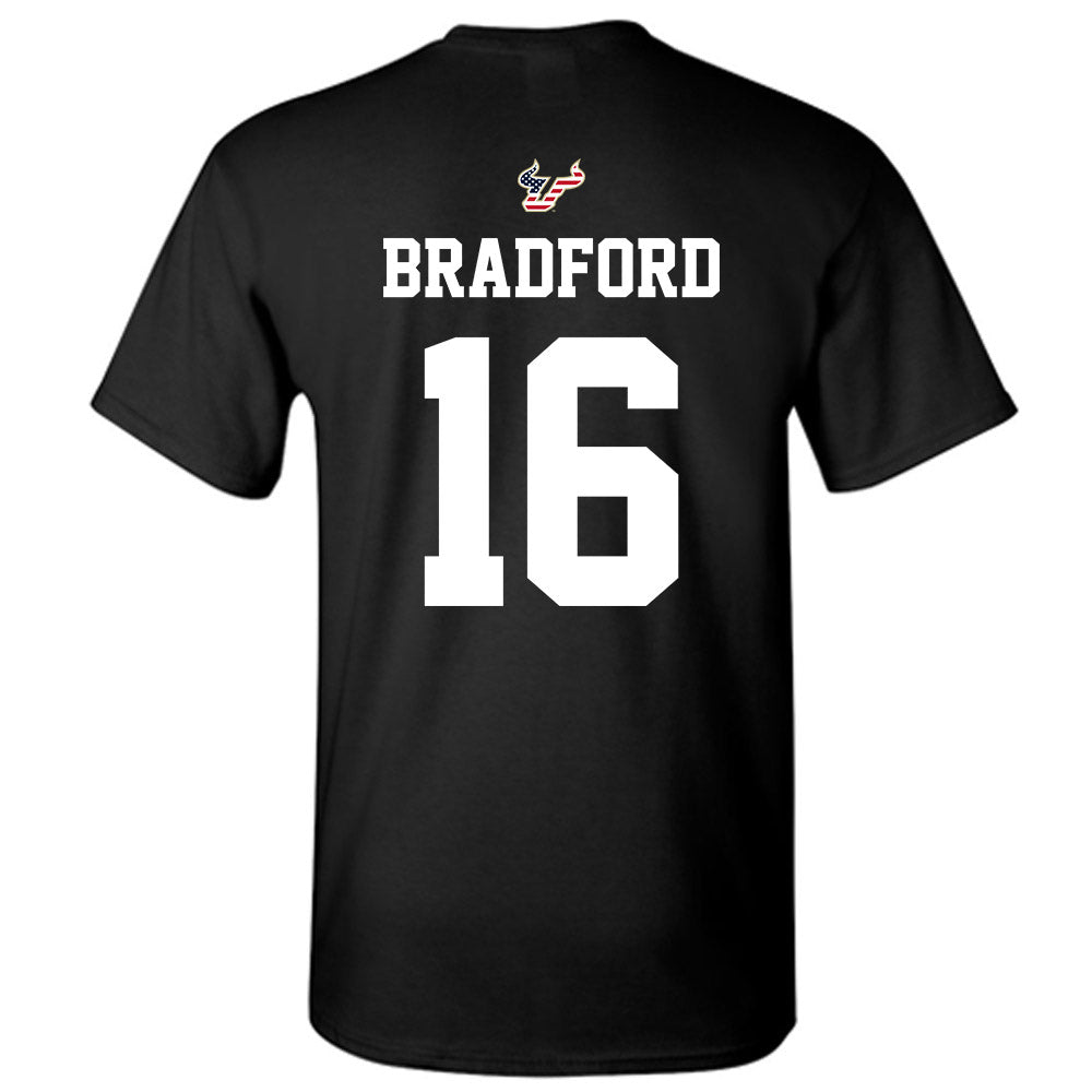 USF - NCAA Football : Jayden Bradford - Salute to Service Shersey T-Shirt-1