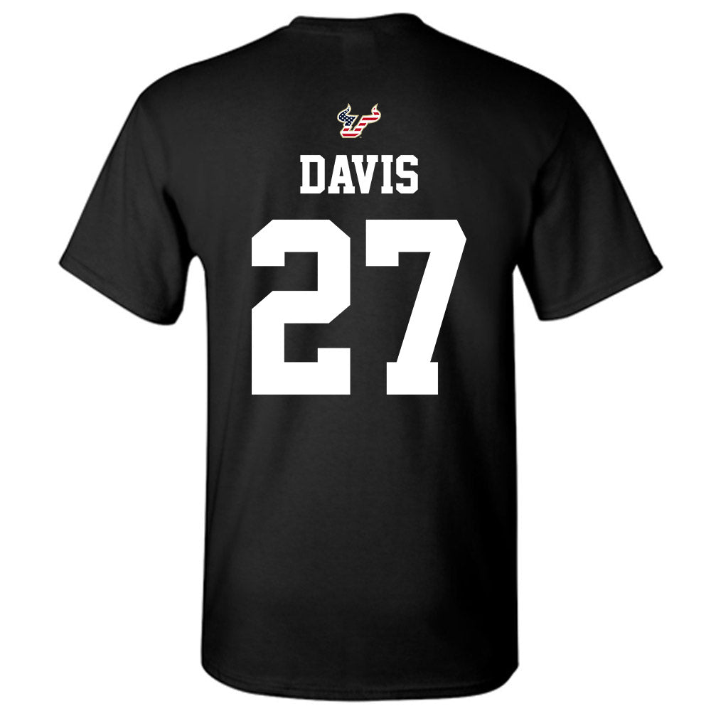 USF - NCAA Football : Jayden Davis - Salute to Service Shersey T-Shirt-1