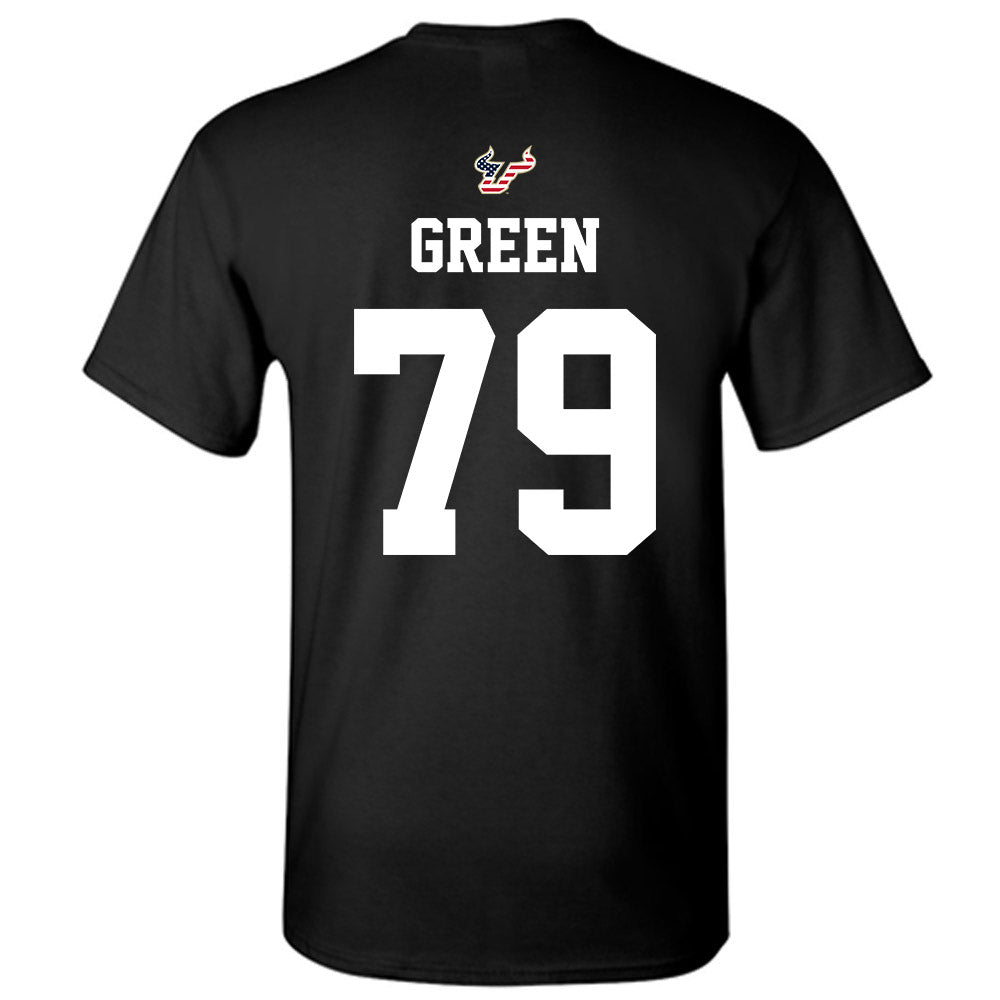 USF - NCAA Football : Ethan Green - Salute to Service Shersey T-Shirt-1