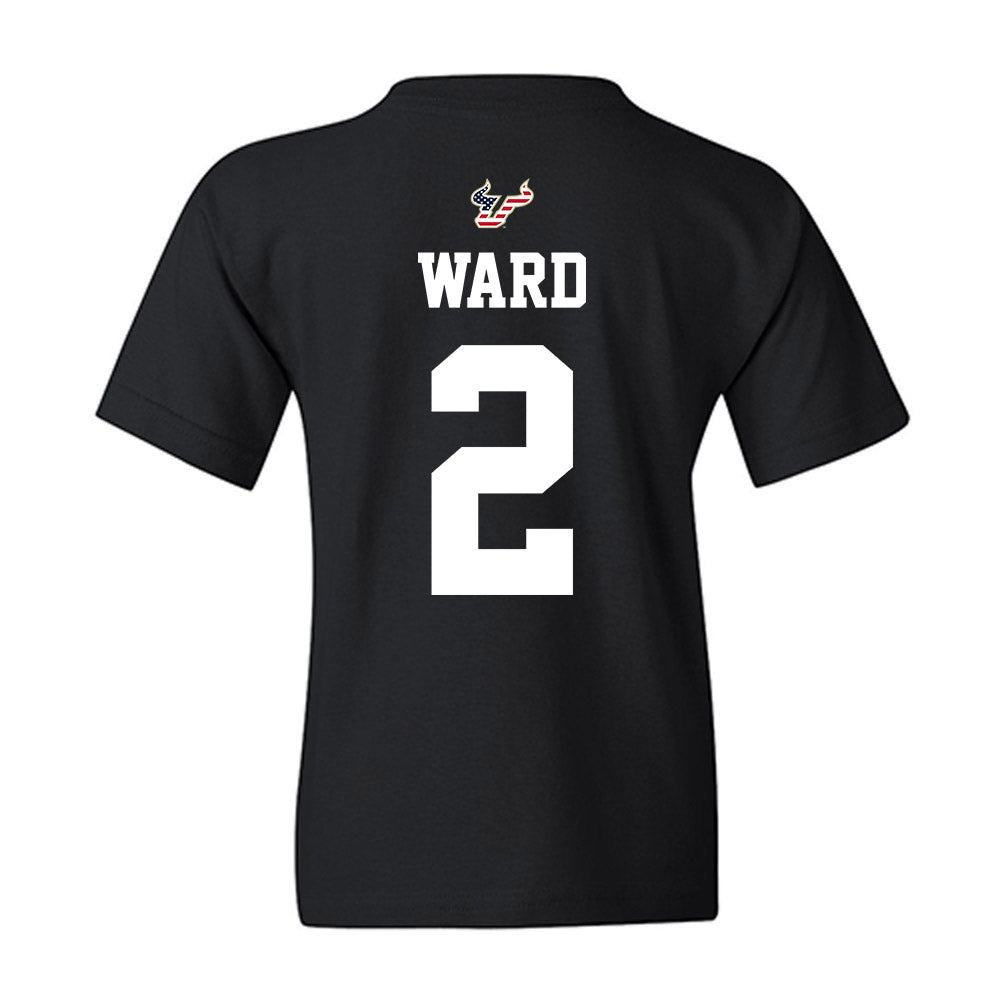 USF - NCAA Football : Tavin Ward - Salute to Service Shersey Youth T-Shirt-1