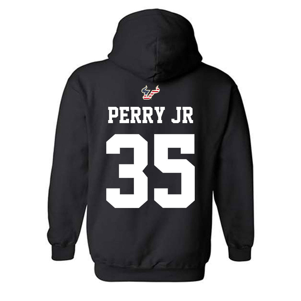 USF - NCAA Football : Herlin Perry Jr - Salute to Service Shersey Hooded Sweatshirt-1