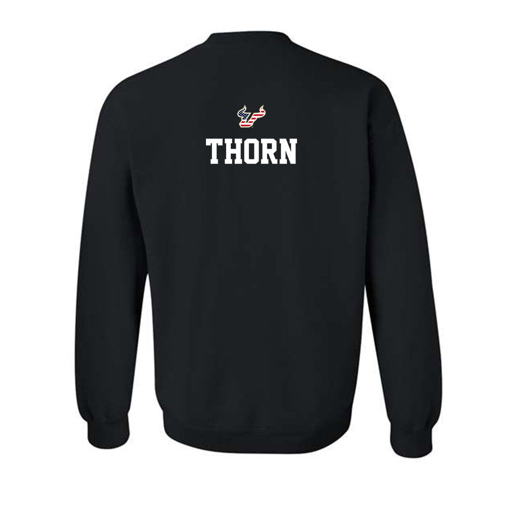 USF - NCAA Football : Lawson Thorn - Salute to Service Shersey Crewneck Sweatshirt-1