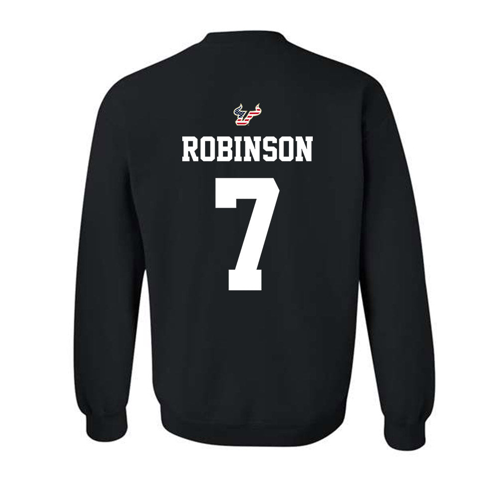 USF - NCAA Football : Sam Robinson - Salute to Service Shersey Crewneck Sweatshirt-1