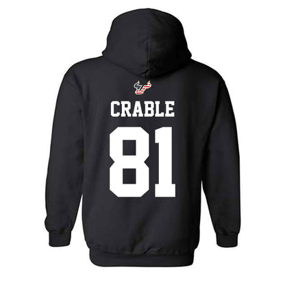 USF - NCAA Football : Tayte Crable - Salute to Service Shersey Hooded Sweatshirt-1