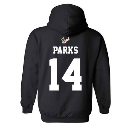 USF - NCAA Football : Arkese Parks - Salute to Service Shersey Hooded Sweatshirt-1