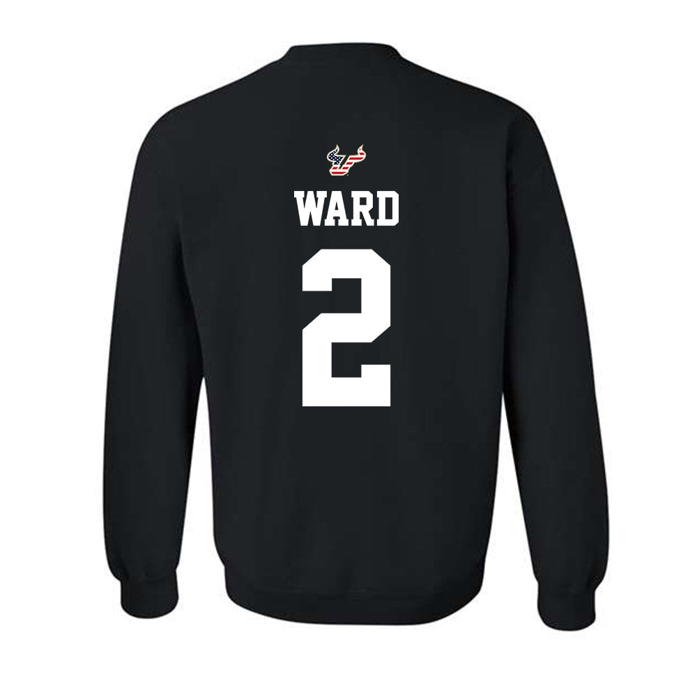 USF - NCAA Football : Tavin Ward - Salute to Service Shersey Crewneck Sweatshirt-1