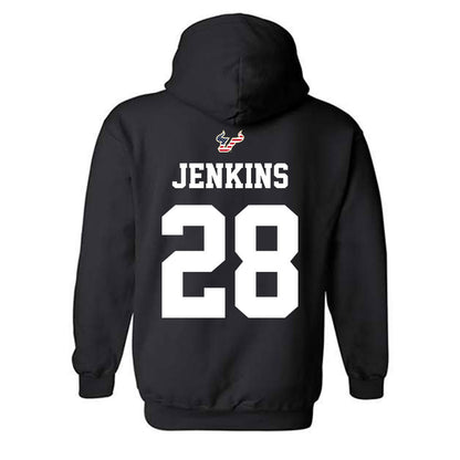 USF - NCAA Football : Ryan Jenkins - Salute to Service Shersey Hooded Sweatshirt-1