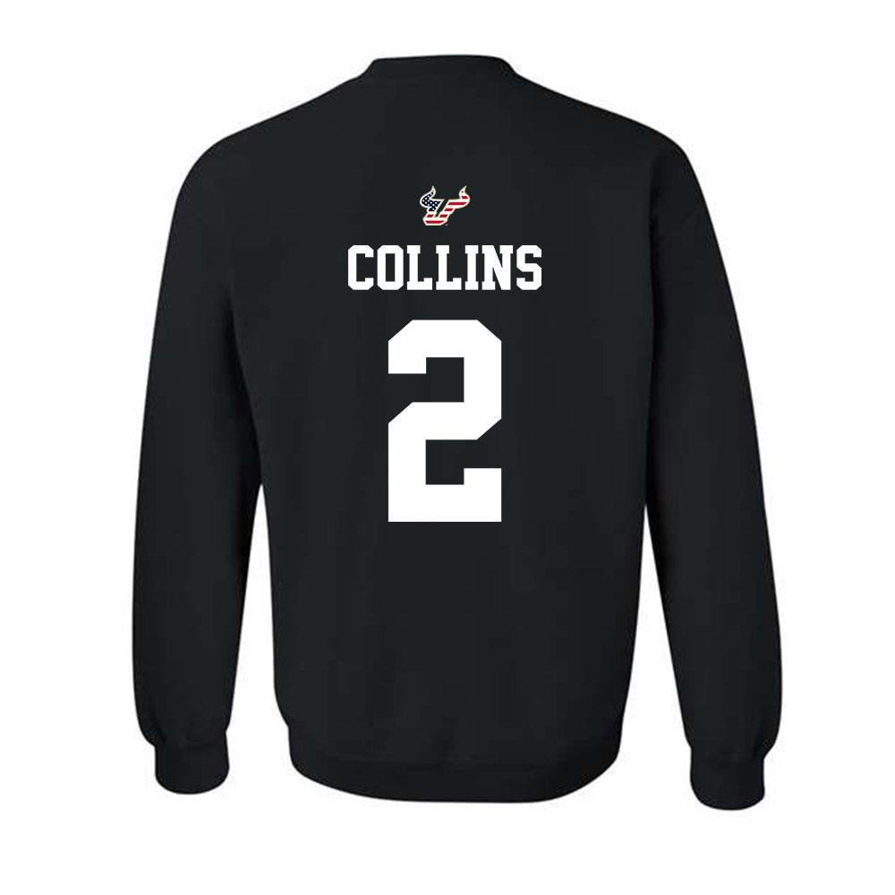 USF - NCAA Football : Jason Collins - Salute to Service Shersey Crewneck Sweatshirt-1