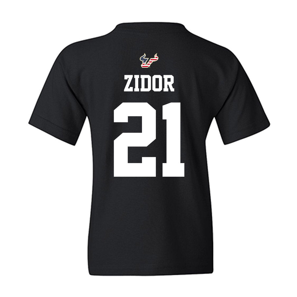 USF - NCAA Football : Victor Zidor - Salute to Service Shersey Youth T-Shirt-1