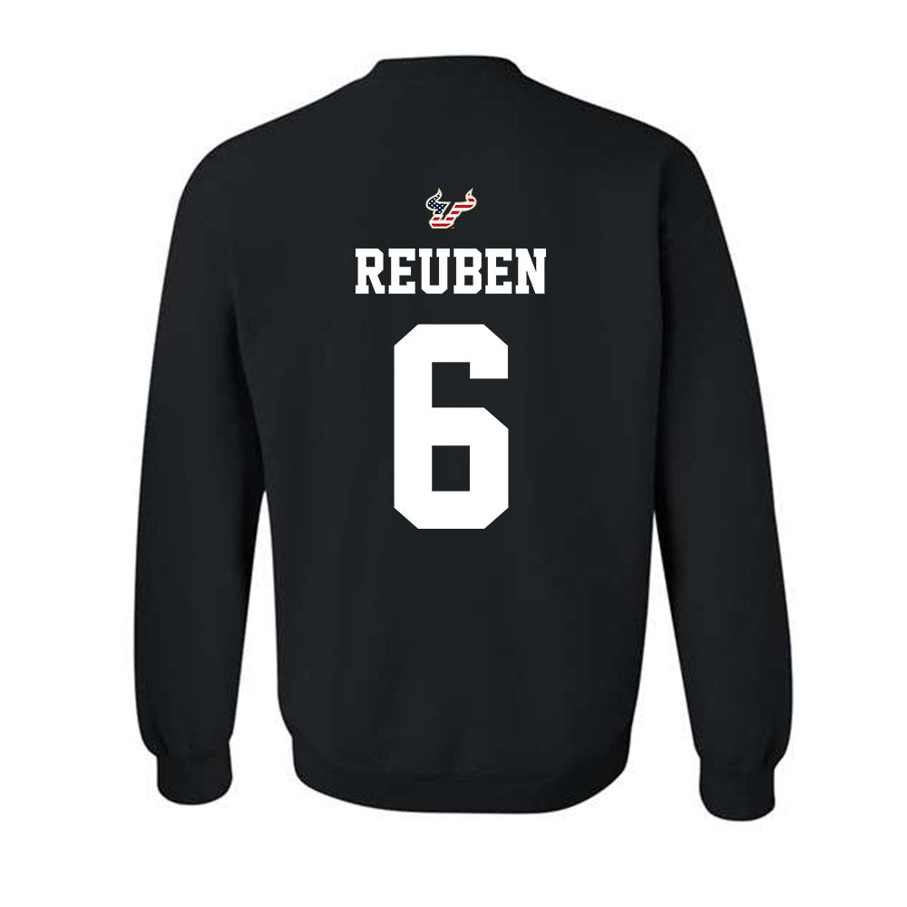 USF - NCAA Football : Mudia Reuben - Salute to Service Shersey Crewneck Sweatshirt-1