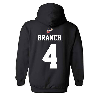 USF - NCAA Football : Arhmad Branch - Salute to Service Shersey Hooded Sweatshirt-1