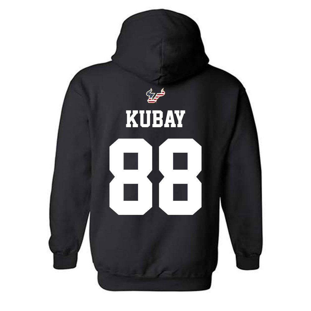 USF - NCAA Football : Brandon Kubay - Salute to Service Shersey Hooded Sweatshirt-1