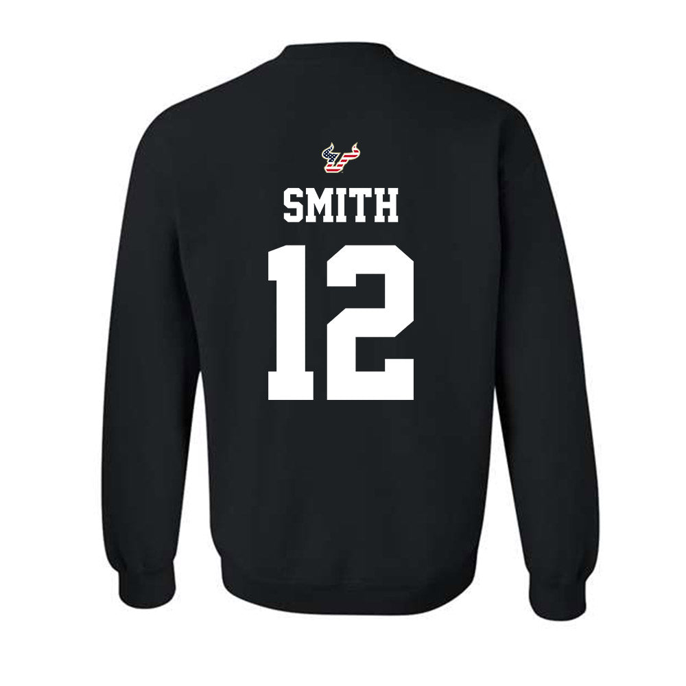 USF - NCAA Football : Jabari Smith - Salute to Service Shersey Crewneck Sweatshirt-1