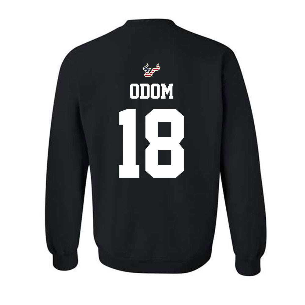 USF - NCAA Football : Kenneth Odom - Salute to Service Shersey Crewneck Sweatshirt-1
